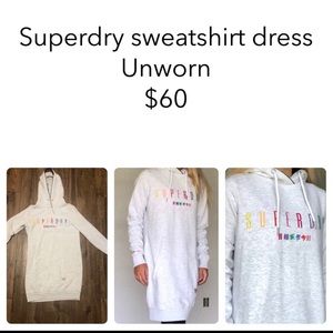 Superdry sweatshirt dress
